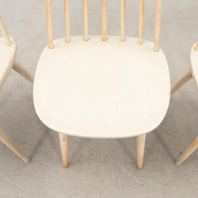 Yngve Ekström, chairs, 4 pcs, "Pinocchio", second half of the 20th century.