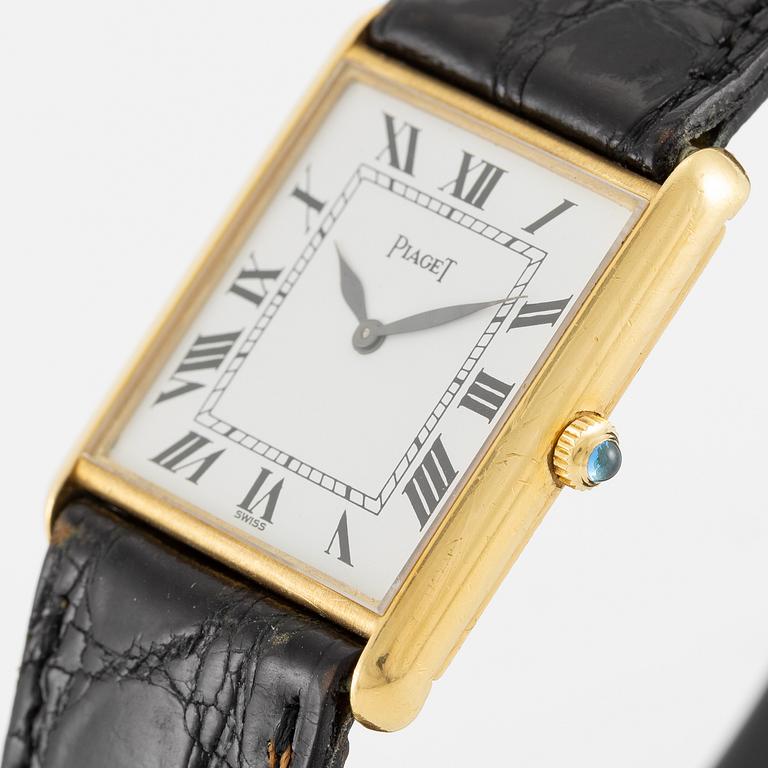 Piaget, "Tank", wristwatch, 23 x 29.5 mm.