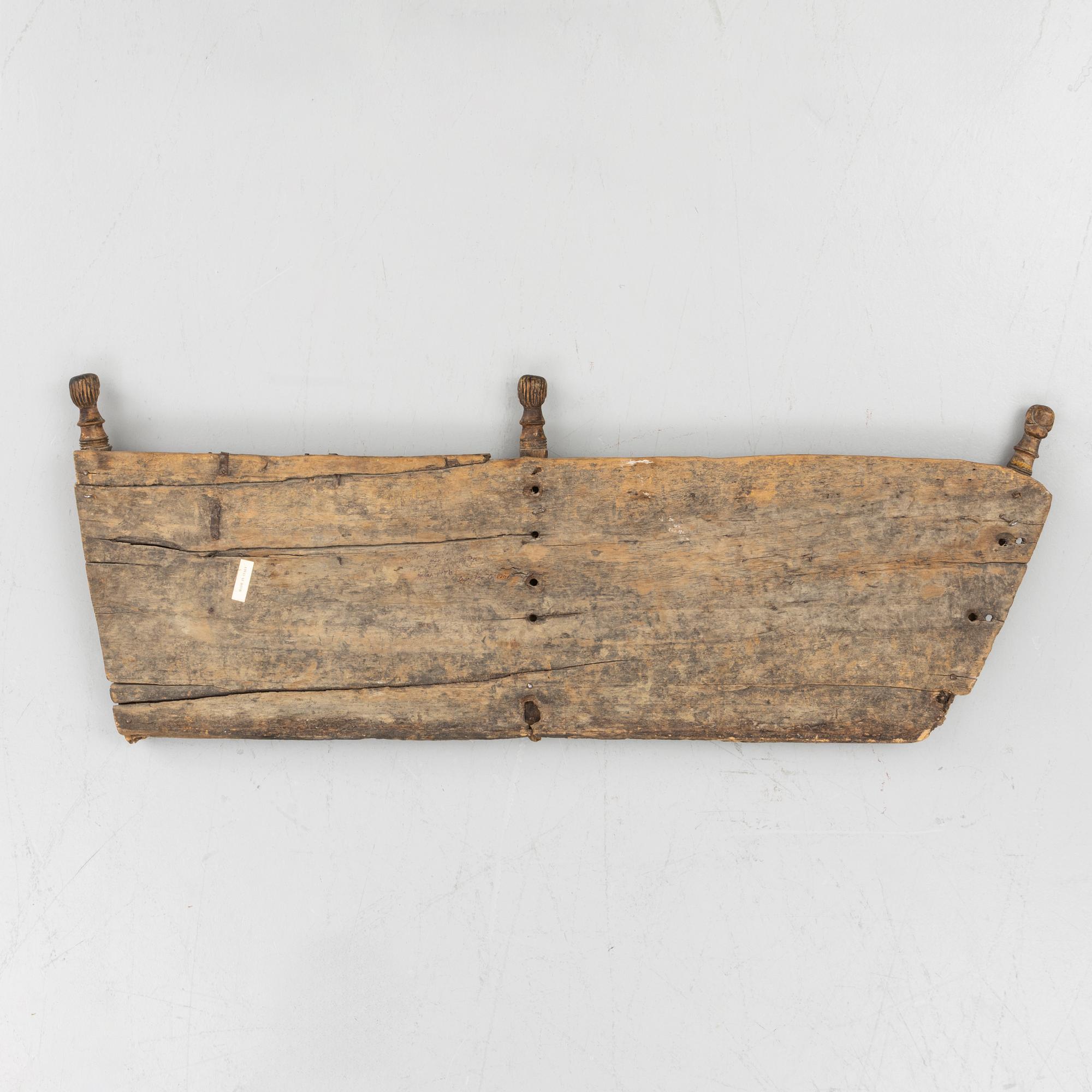 Del av vagn, troligtvis Östeuropa, 1700-tal.