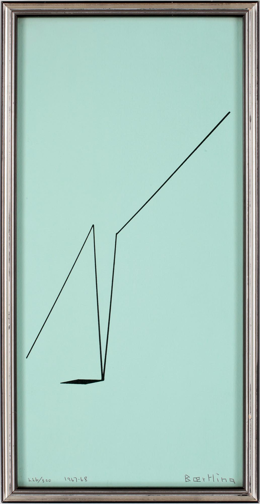 OLLE BAERTLING, färgserigrafi, sign o numr 226/300, dat 1967-1968.