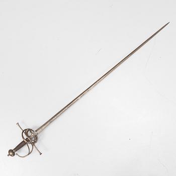 A composite swept-hilt rapier 17th and 19th Century.