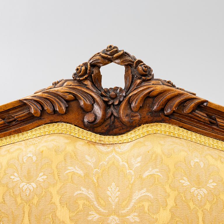 A pair of Louis XVI-style armchairs, around 1900.