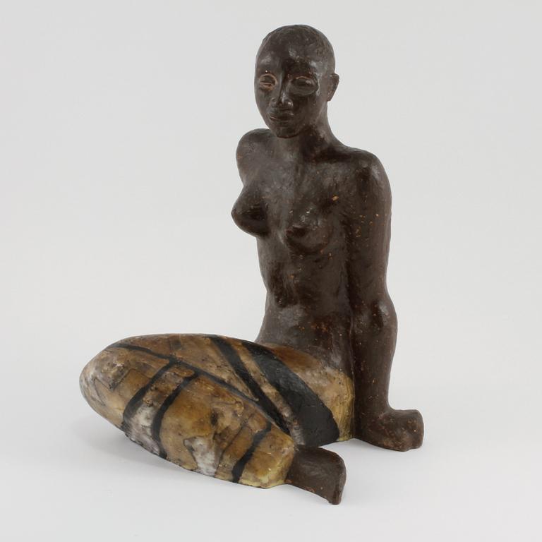 VICKE LINDSTRAND, skulptur, stengods, osignerad, Uppsala-Ekeby, 1947-48.