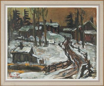 Olavi Laine, Village in Winter.