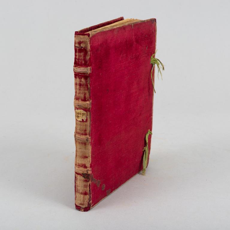 Confessio fidei 1593/4 in an authentic velvet binding.