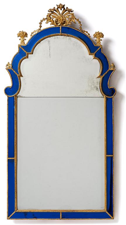 Spegel, tillskriven Burchard Precht ca 1720, Barock.