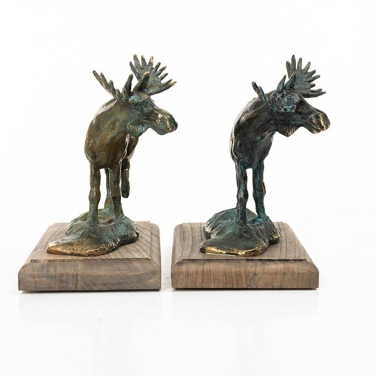 Torbjörn Forsberg, Moose bulls, 2 pcs.