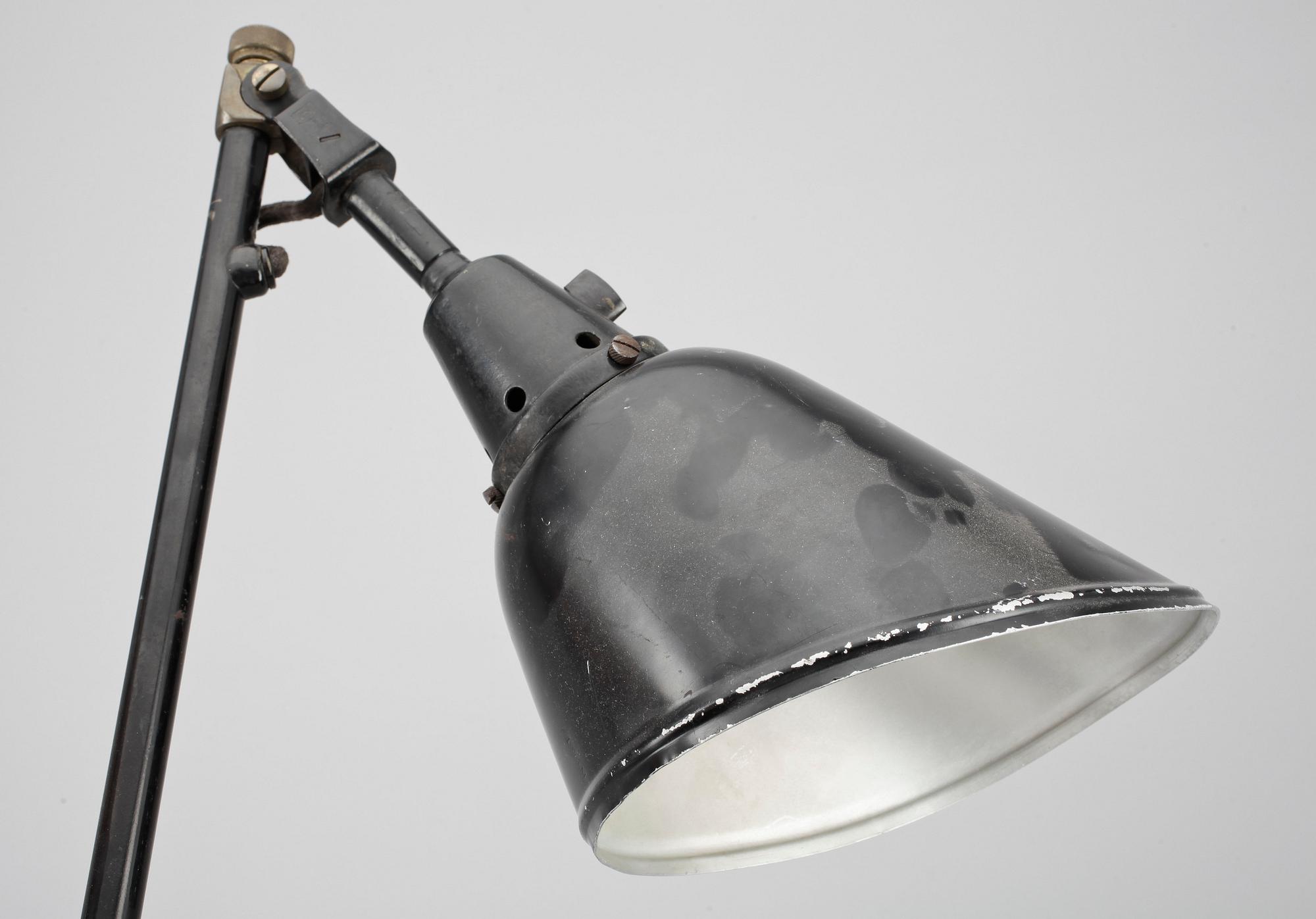 VÄGGLAMPA, Modell 11, Curt Fischer, Midgard, Bauhaus, 1920-tal.