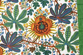 Josef Frank, three curtains, "Aralia", Firma Svenskt Tenn.