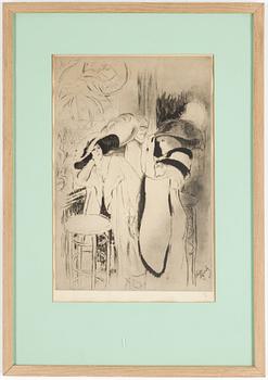 LOUIS LEGRAND, etching, signed and numbered 21/70.