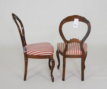 STOLAR, ett par. Nyrokokostil.