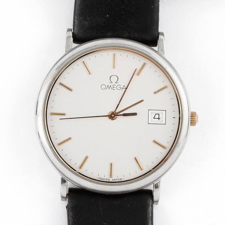 HERRARMBANDSUR, Stål, Omega, De Ville, 1900-talets slut.