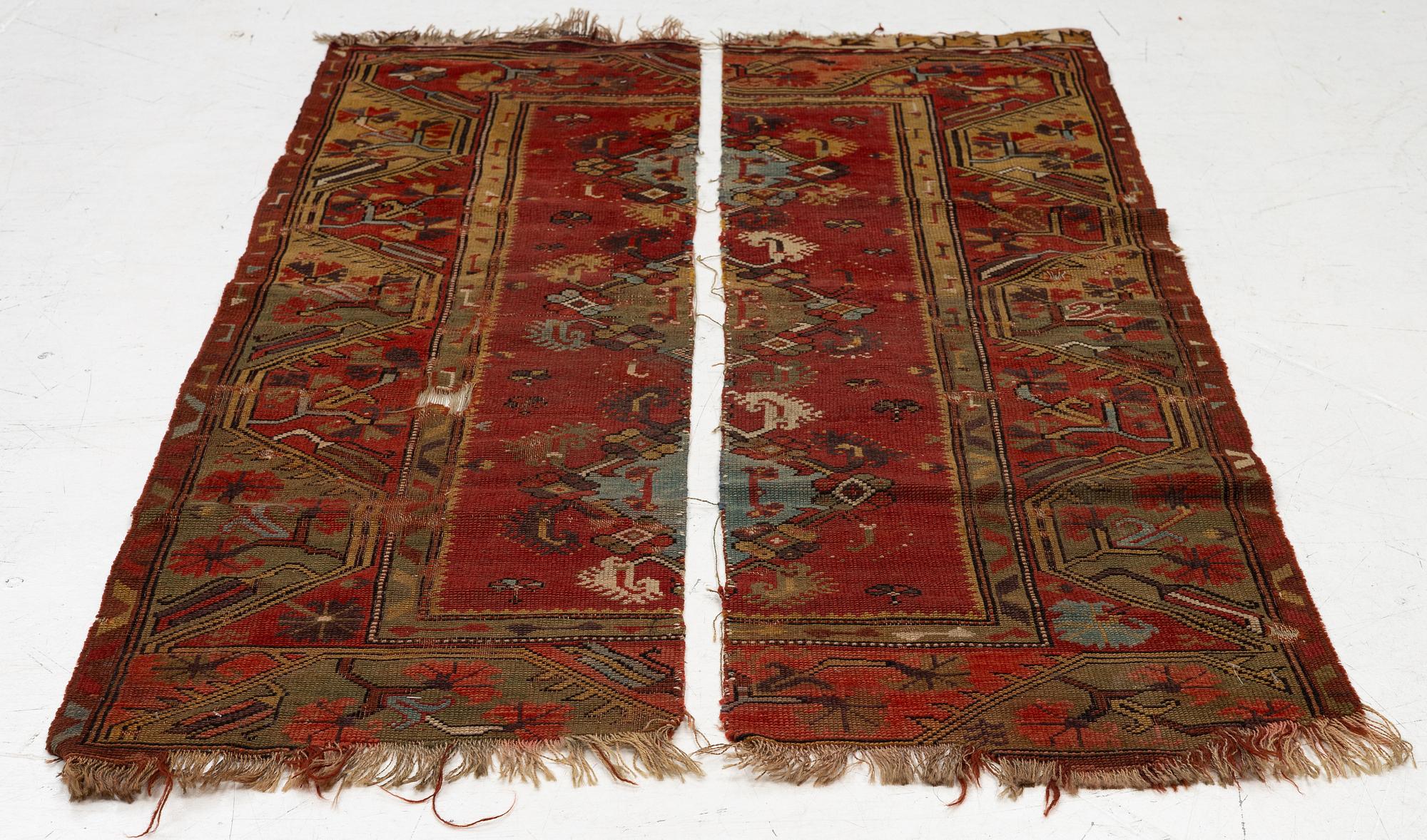 A fragment in two parts, antique Milas, Muğla Western Anatolia, c. 140 x 85 cm.