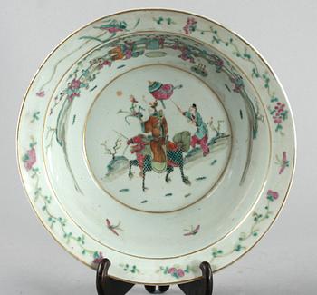 HANDFAT, porslin,  Kina, sen Qing, 18/1900-tal.