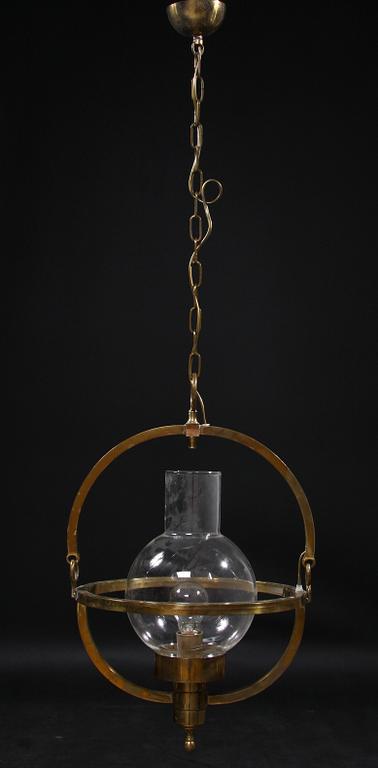 SKEPPSLAMPA, mässing, 1900-talets första hälft.
