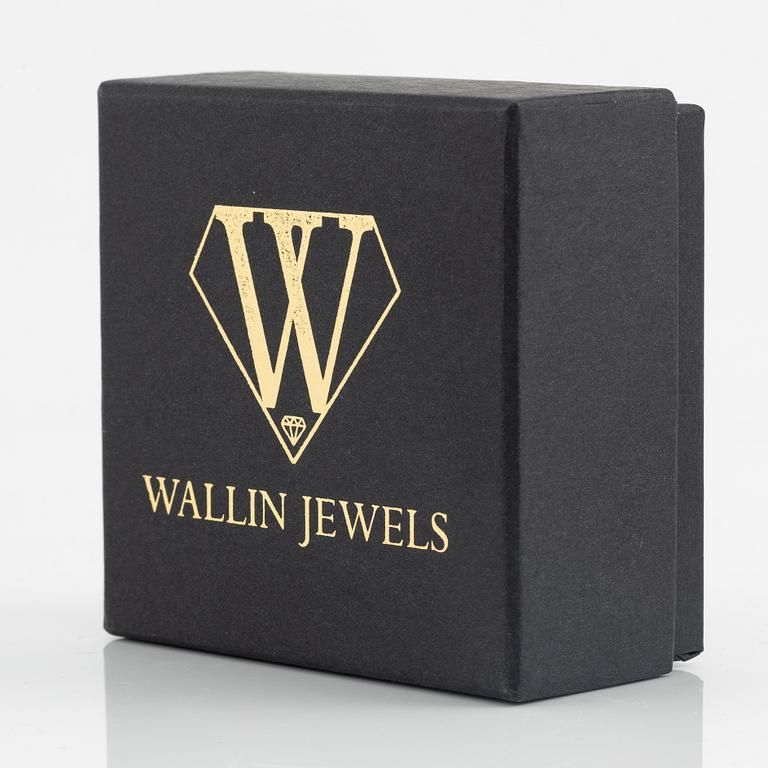 Earrings, a pair, 18K white gold with brilliant-cut diamonds totalling 0.46 ct,.