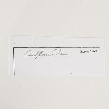 CARL HAMMOUD, drawing signed and dated 2007 on verso.