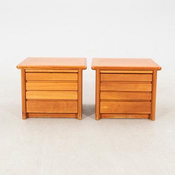 Bedroom furniture set, 4 pieces, late 20th century.