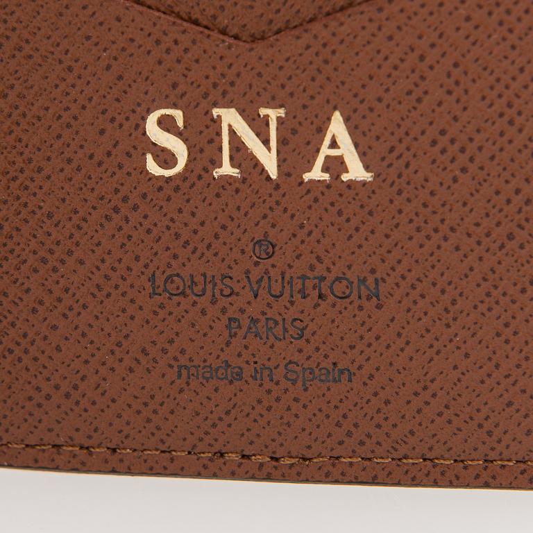 Louis Vuitton, Monogram canvas 'Mini pochette' and cardholder.