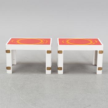 Bra Bohag AB, 'Konsul', a pair of tables, 1960s-1970s.