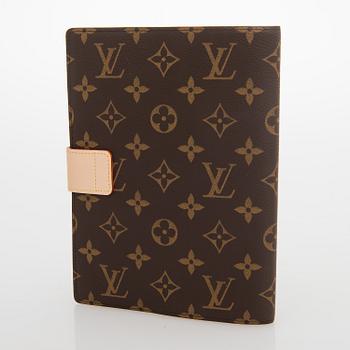 Louis Vuitton, A Monogram canvas Notebook cover 'Paul'.