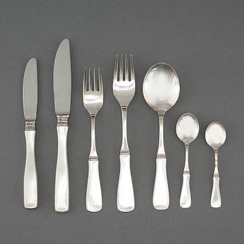 23 pieces of silver cutlery from MGAB in Lidköping, model "Uppsala", 1970s.