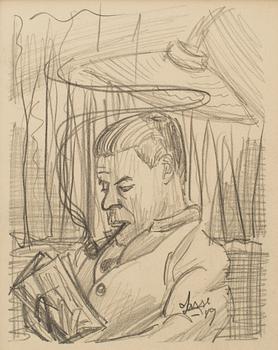 LARS ENGLUND, Pencil, 2, signed and dated -49.