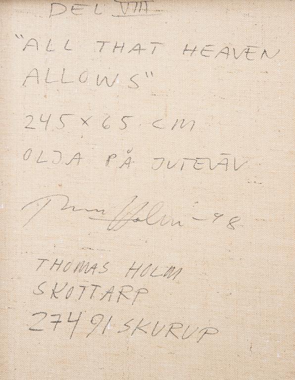 Thomas Holm, "All that heaven allows".