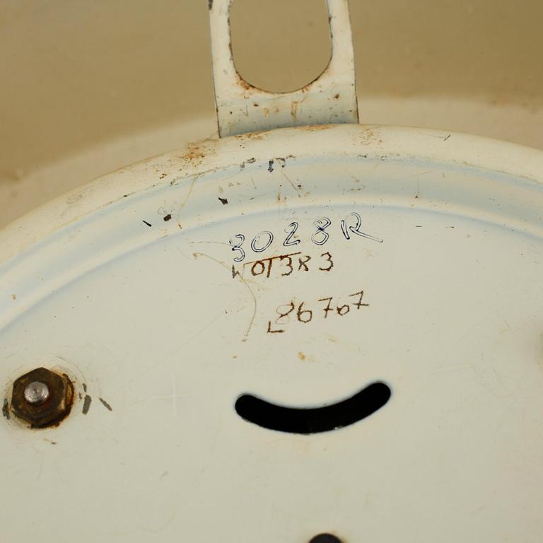 VÄGGUR med TIMER, Junghans, Tyskland, omkring 1900-talets mitt.