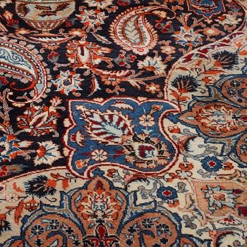 A Kashmar rug, 389 x 303 cm.