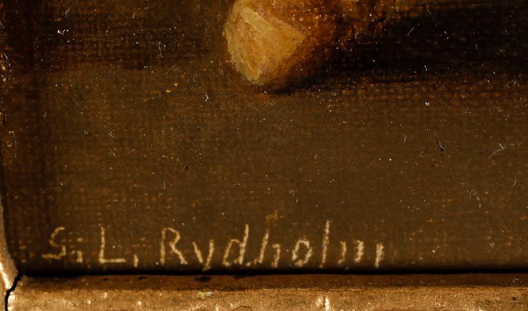 SVEN LEONARD RYDHOLM, olja på duk, uppfodrad, ristad signatur och daterad 1870.