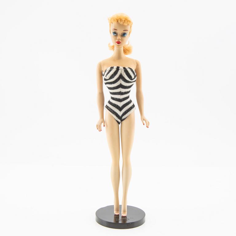 Barbie, docka, vintage "Nr. 3, Ponytail", Mattel 1960.