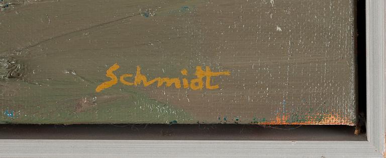 OLLE SCHMIDT, olja på duk, sign. Utförd 1991.
