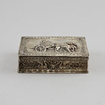 SKRIN, silver, 1800-talets slut. Vikt 202 g.