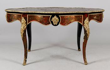 SKRIVBORD, boullearbete, Frankrike, 1800-talets mitt.