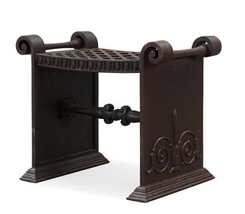 766. A Folke Bensow cast iron stool, model 'Taburett Nr 1', Näfveqvarn, Sweden circa 1925.
