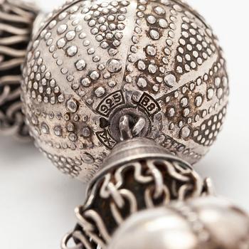 Kalevala Koru, A sterling silver necklace bracelet and earrings, "The Treasure from Halikko" 1979 and 1988.