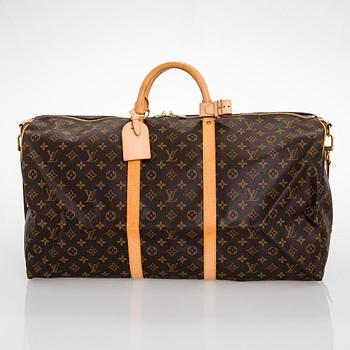 Louis Vuitton, a monogram 'Keepall 60 Bandoulière' Weekendbag.