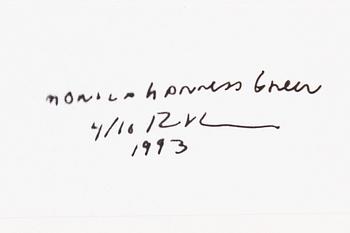 Richard Kern,  "Monica in Harness Green Light", 1993.