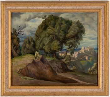 Georg Pauli, oil on canvas, signed. dated 1924 verso.