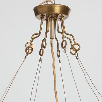 Hans Bergström, a ceiling lamp, ateljé Lyktan, Sweden 1940-50s.