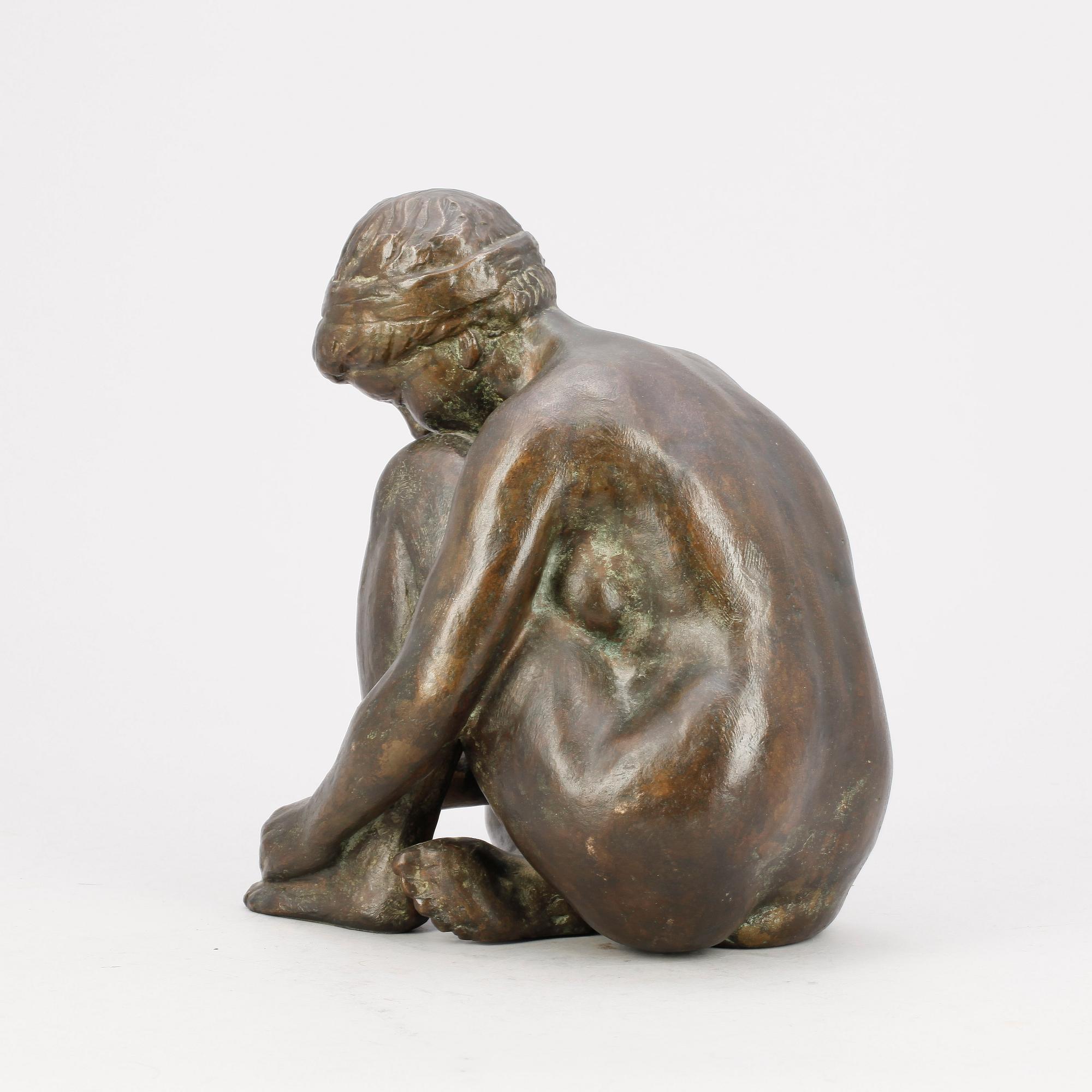 ARNE DURBAN. (Efter) Brons. Skulptur.