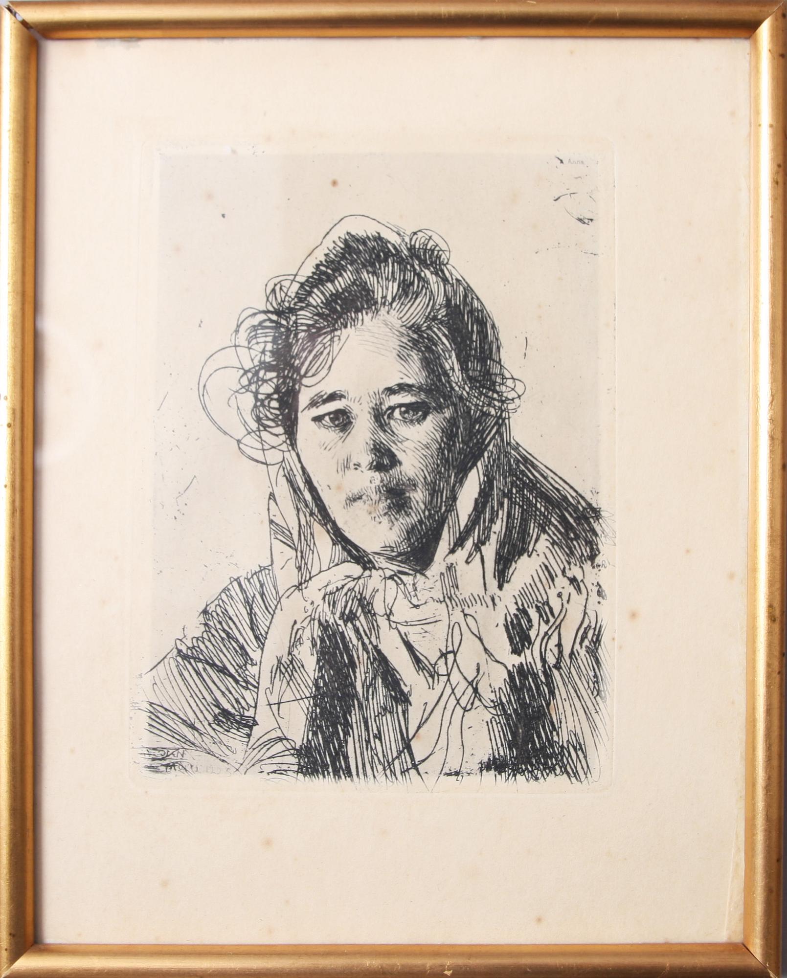 ANDERS ZORN, etsning, osign.