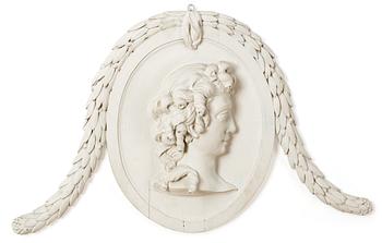 767. A Louis XVI late 18th century over door.