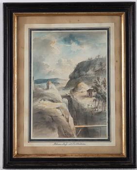 Johan Fredrik Martin, Ten scenes from the waterfalls at Trollhättan, Sweden.