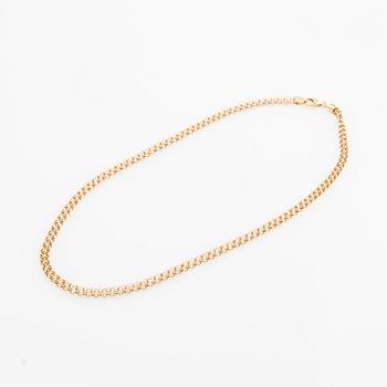 Necklace x-link 18K gold.