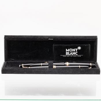 Montblanc, fountain pens 2 pcs and a ballpoint pen, Meisterstück.