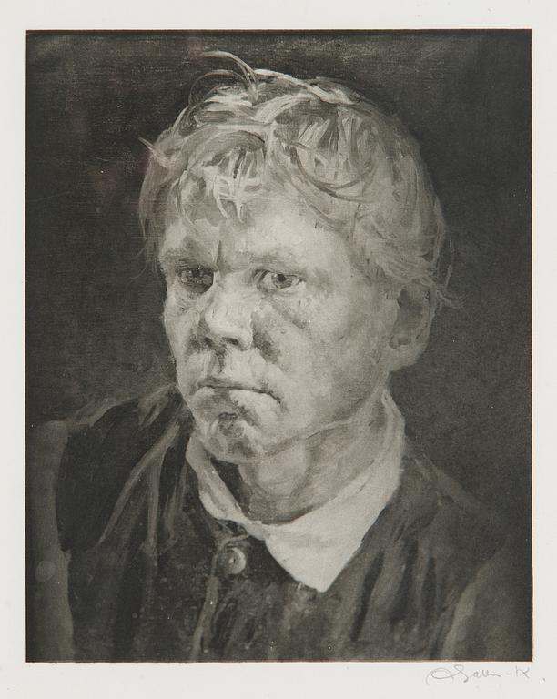 Akseli Gallen-Kallela, "Rokonarpinen savolaispoika".