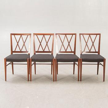 Stolar, 4 st "Lawrence" NK (Nordiska Kompaniet) 1940-tal.