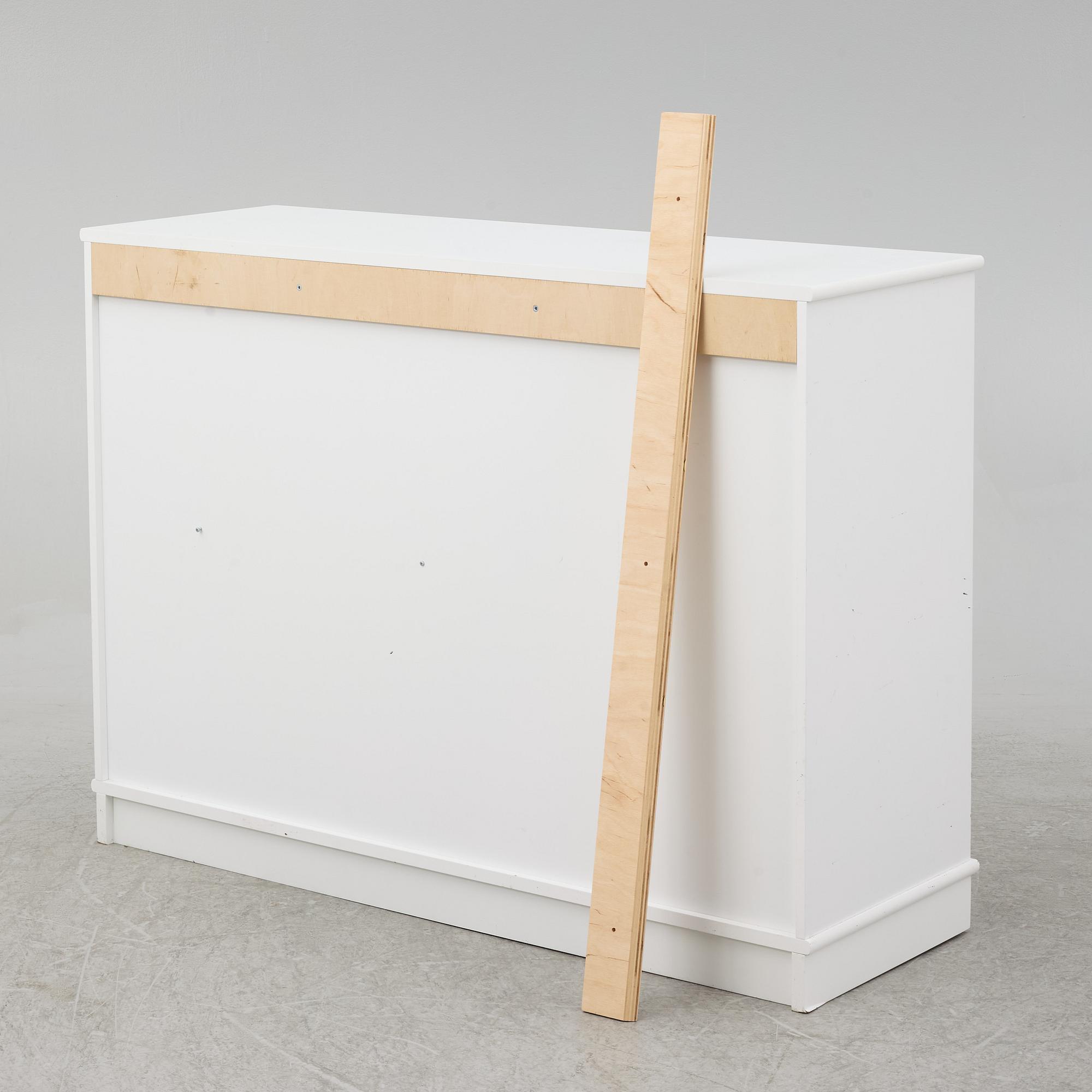 A chest of drawers/bookcase, Oliver Furniture.